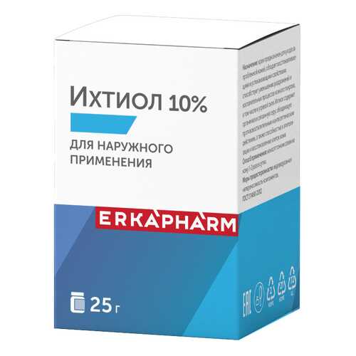 Ихтиол крем для наружного применения 10% 25 г в Ригла