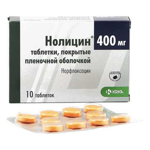 Нолицин таблетки 400 мг 10 шт. в Ригла