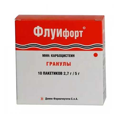 Флуифорт гранулы 2.7 г/5 г 10 шт. в Ригла