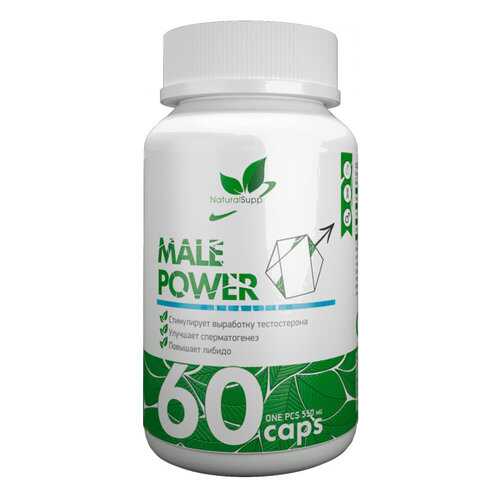 Добавка для мужчин NATURALSUPP Male Power капсулы 60 шт. в Ригла