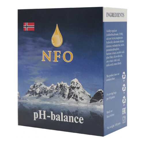 Добавка Norwegian Fish Oil PH-баланс порошок 14 шт. в Ригла