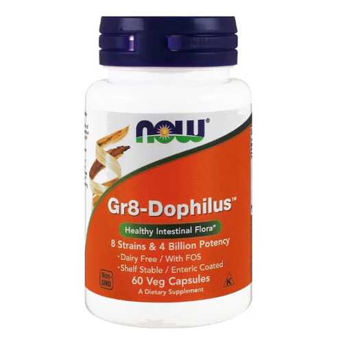 Комплекс пребиотиков NOW Gr8-Dophilus капсулы 60 шт. в Ригла