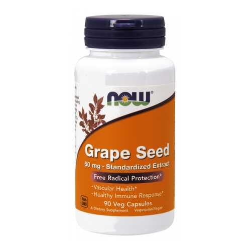 Now Grape Seed 60 мг капсулы 90 шт. в Ригла