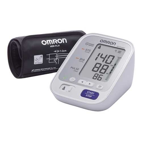 Тонометр Omron M3 Comfort HEM-7134-E автоматический на плечо в Ригла