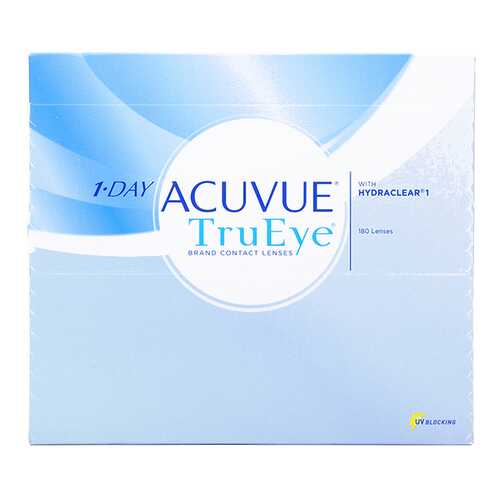 Контактные линзы 1-Day Acuvue TruEye 180 линз R 8,5 -11,00 в Ригла