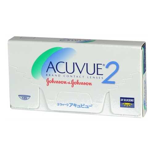 Контактные линзы Acuvue 2 6 линз R 8,3 -11,00 в Ригла