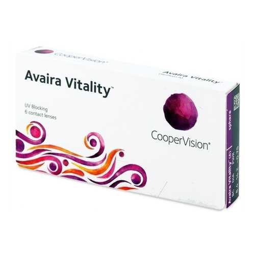 Контактные линзы Avaira Vitality 6 линз -0,25 в Ригла