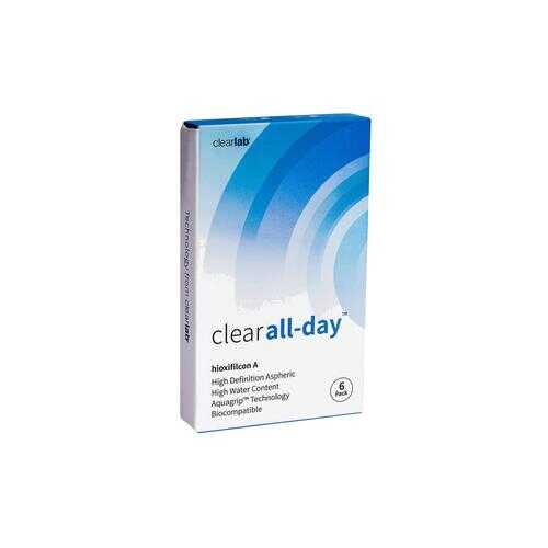 Контактные линзы ClearLab Clear All-Day 6 линз R 8.6 -01,25 в Ригла