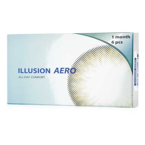 Контактные линзы ILLUSION Aero 6 линз R 8.6 -0.75D в Ригла