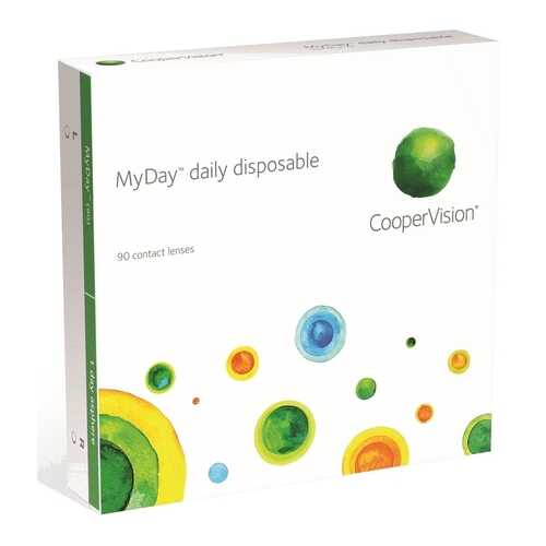 Контактные линзы MyDay Daily disposable 90 линз R 8,4 -9,50 в Ригла