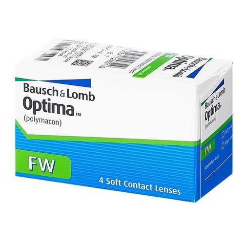 Контактные линзы Optima FW 4 линзы R 8,4 -0,50 в Ригла