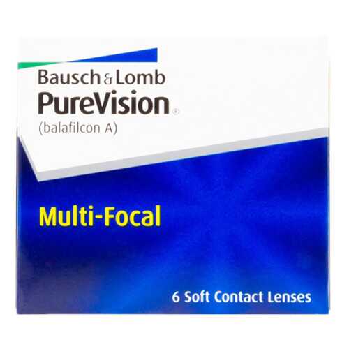 Контактные линзы PureVision Multi-Focal 6 линз low -4,50 в Ригла