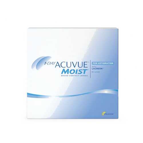 Контактные линзы 1-Day Acuvue Moist for Astigmatism 90 линз -0,50/-1,75/180 в Ригла