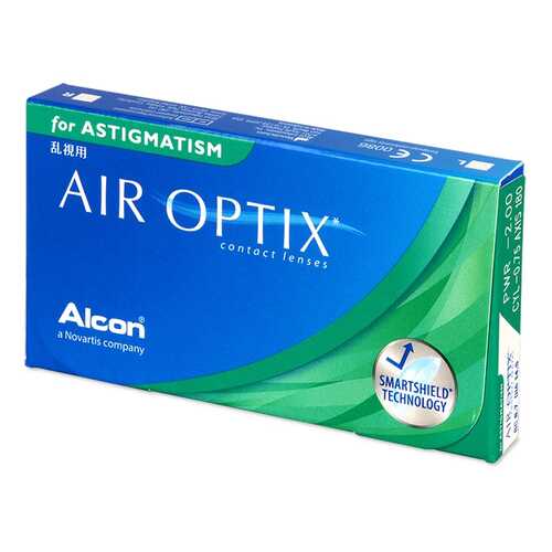 Контактные линзы Air Optix for Astigmatism 3 линзы R 8,7 -1,50/-2,25/90 в Ригла