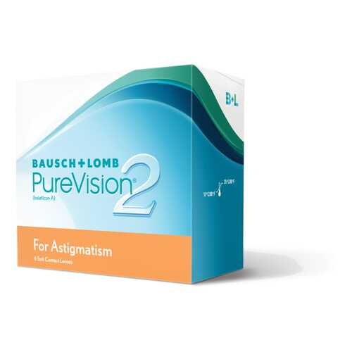 Контактные линзы PureVision 2 for Astigmatism 3 линзы -1,25/-0,75/180 в Ригла