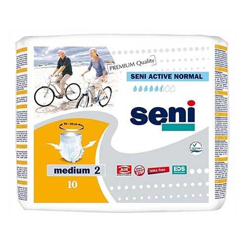 Подгузники для взрослых SENI Active Normal Medium, 10 шт. в Ригла