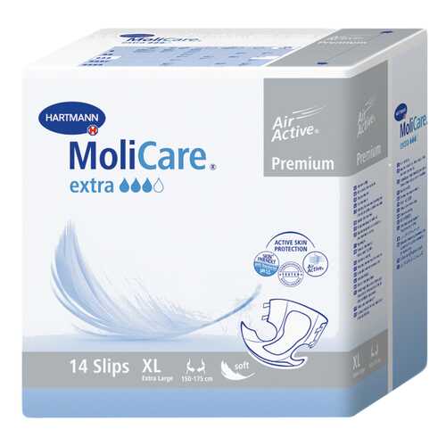 Подгузники для взрослых, XL, 14 шт. MoliCare Premium Extra в Ригла