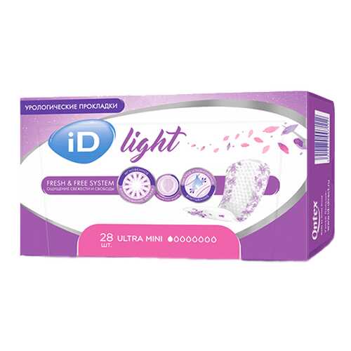 Урологические прокладки iD light mini 28 шт. в Ригла