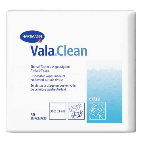 Одноразовые салфетки, 30х33 см, 50 шт. Vala Clean Extra в Ригла