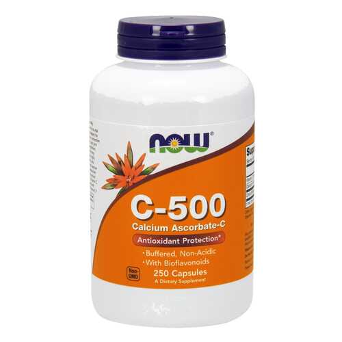 Витамин C NOW C-500 Calcium Ascorbate 250 капс. в Ригла