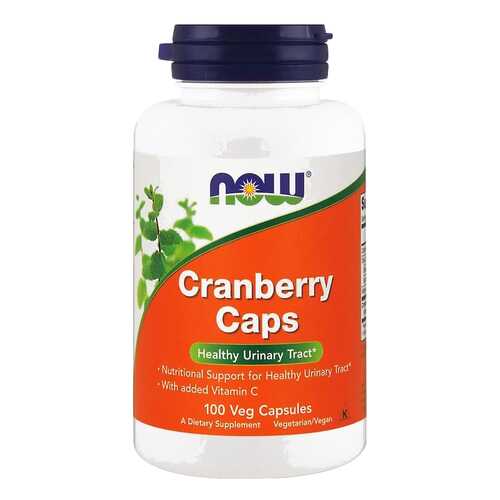 Антиоксидант, добавка для здоровья NOW Cranberry Caps 100 капс. нейтральный в Ригла