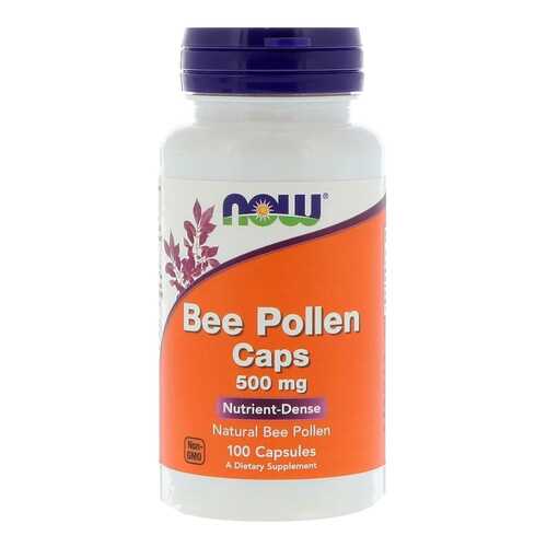 Добавка для здоровья NOW Bee Pollen 100 капс. натуральный в Ригла