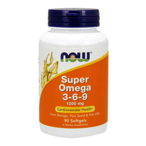 Omega 3-6-9 NOW Super 90 капс. в Ригла